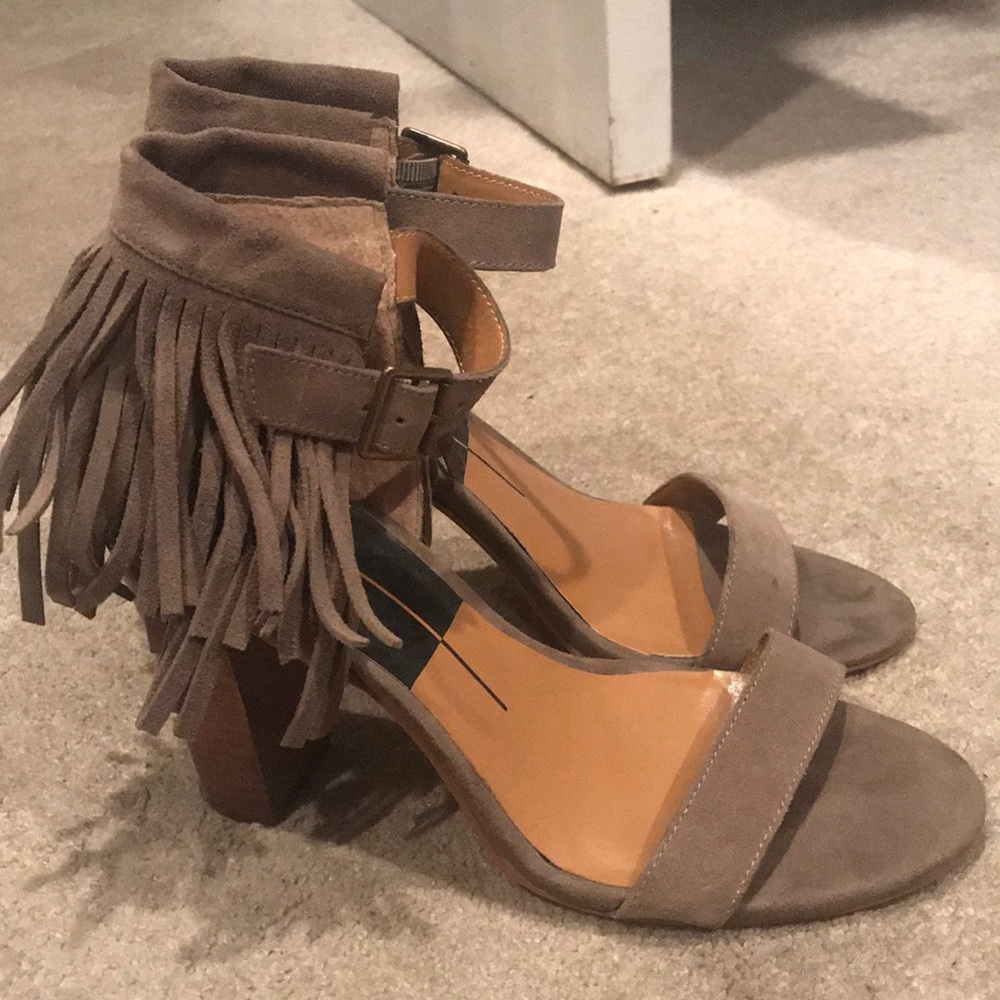 Stylish Fringe Heels